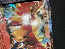 Ho-Oh EX 22/124 Pokemon Dragons Exalted Ultra Rare Holo Crease - Image 2