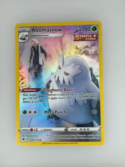 2022 Pokemon Astral Radiance Trainer Gallery Abomasnow TG01/TG30 NM - Image 1