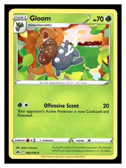 Pokemon SWSH11: Lost Origin Gloom #002/196 Uncommon - Image 1