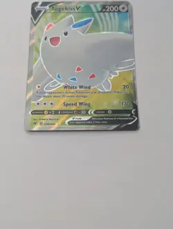 Togekiss V Full Art 178/185 Pokemon SWSH04 Vivid Voltage Holo Ultra Rare NM Mint - Image 2