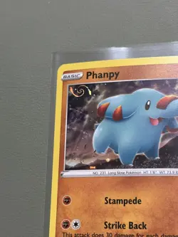 Phanpy SWSH117 Sword & Shield Promo 2021 Black Star Promo Holo Pokemon - SWIRL - Image 2