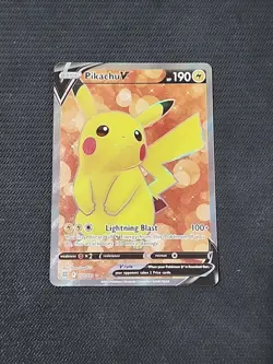 Pokemon Brilliant Stars "Pikachu V" 157/172 / Ultra Rare / Near Mint - Image 1