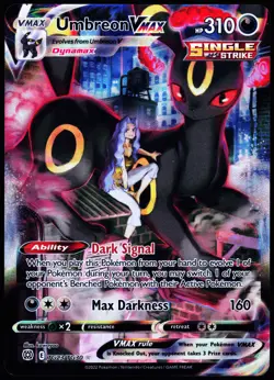 Pokemon Card- Umbreon VMAX SWSH09: Brilliant Stars Trainer Gallery #TG23/TG30 - Image 1