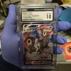 CGC Graded Pokemon Card 2022 SWSH Umbreon VMax Brilliant Stars Trainer Gallery - Image 4