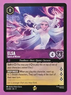 Elsa - Spirit of Winter 43/204 Fabled Legendary Regular Disney Lorcana - Image 1