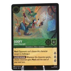 Goofy Expert Shipwright | #89/204 | Rare | Foil | Lorcana | Azurite Sea | 2024 - Image 1