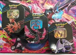 Pokemon TCG: Crown Zenith Tin Set of 3 - Galarian Articuno Zapdos Moltres SEALED - Image 2