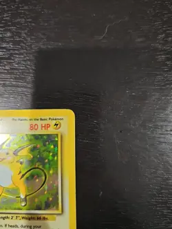 Pokemon TCG Raichu Base Set 14/102 Holo 1999-2000 Wizards Base Set Copyright... - Image 2