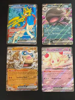 (4) Card Pokemon Journey Together ex Lot (NM/Pack Fresh) - Image 1