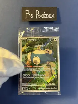 Snorlax SVP 051 - Scarlet & Violet 151 Black Star Promo - Pokemon TCG - Sealed - Image 1