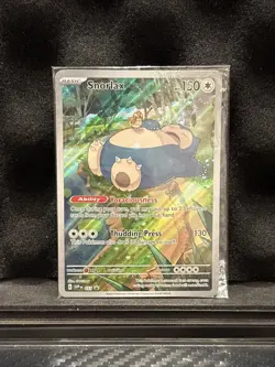 (SEALED) Snorlax SVP 051 Promo Pokemon TCG Scarlet & Violet 151 Illustration - Image 1
