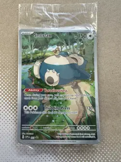 Pokemon TCG Snorlax SVP 051 Scarlet & Violet 151 Promo Card - Sealed - Image 1