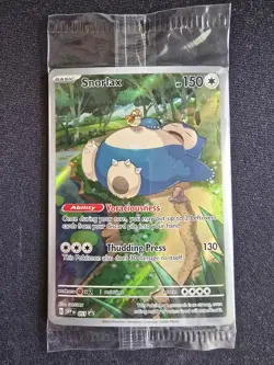 Snorlax SVP 051 Black Star Promo Full Art Pokemon TCG Scarlet Violet 151 Sealed - Image 1