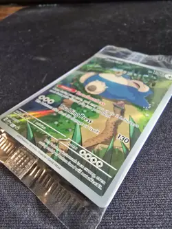 Snorlax SVP 051 Black Star Promo Full Art Pokemon TCG Scarlet Violet 151 Sealed - Image 4