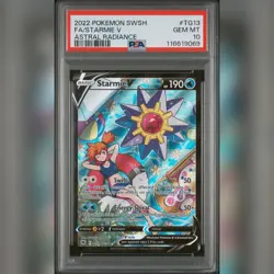 Starmie V - 2022 Pokemon Astral Radiance SWSH Full Art Trainer #TG13 - PSA 10 💎 - Image 1