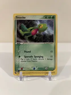 2004 Pokemon Treecko Black Star Promo #16 Non-Holo Moderately Played - Image 1
