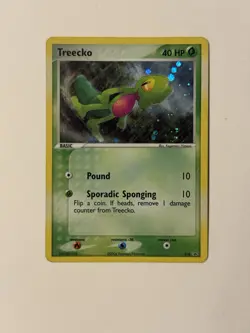 Pokemon TCG Treecko 016 Black Star Promo EX Deck Tin 2004 - LP/Moderate Play! - Image 2