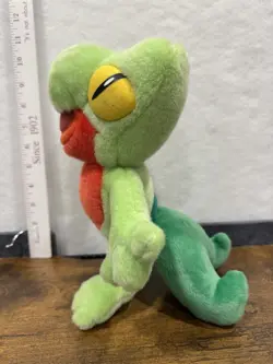 Pokemon Treecko Plush Retired 2004 Game Freak Hasbro 10” Stuffed Animal No Tag - Image 2