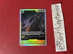 One Piece TCG ENGLISH Gecko Moria OP14-104 SR Foil Holo The Azure Sea’s Seven - Image 1