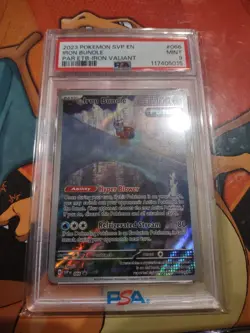 Iron Bundle 066 Scarlet & Violet Promo PSA 9 - Image 1