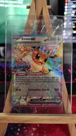 Eevee ex - 075/131 - Prismatic Evolutions Stamped Promo - Pokemon Card - SEALED - Image 1