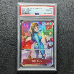 One Piece Card The Best PRB01-Premium Booster #010 Nico Robin HoloPSA 10 GEM MT - Image 1