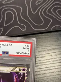 Pokemon Gengar Prime Holo Rare Card 2010 Triumphant HGSS PSA 9 NEW CERT - Image 3