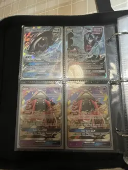 Pokemon TCG Card Lot & 4-Card Page Binder Holos & Illustration Rare NM - Image 4