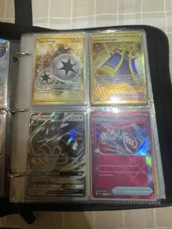 Pokemon TCG Card Lot & 4-Card Page Binder Holos & Illustration Rare NM - Image 5