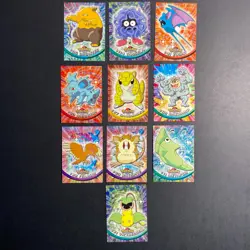 Topps Cards Pokemon - Vintage 1999 - Played Condition - Lot of 10 - Image 1