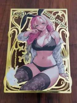 Mitsuri Kanroji - Demon Slayer - Goddess Story Gold Metal LSP Card - #092/100 - Image 1
