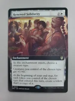 MTG Renewed Solidarity Commander: Aetherdrift Extended Art Rare - Image 1