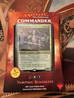 MTG Magic C17 Commander 2017 Deck English VAMPIRIC BLOODLUST Edgar Markov Sealed - Image 1