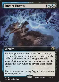 Dream Harvest Extended Art Lorwyn Eclipsed NM MTG - Image 1