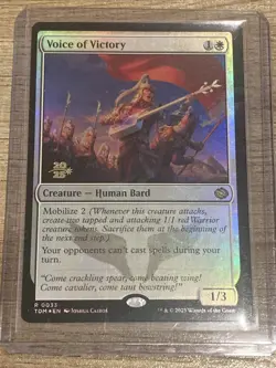 Voice of Victory Tarkir: Dragonstorm Foil 2025 Promo - Image 1