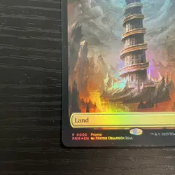 1x Command Tower (0002) - FOIL PROMO Turbo Tower Textless MTG Unique & Misc. Pro - Image 5