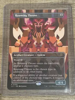 Roaming Throne (Borderless) The Lost Caverns of Ixalan Regular - Image 1