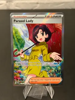 Parasol Lady 238/182 Paradox Rift Full Art Supporter Pokemon - Image 1