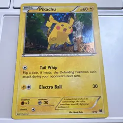 Pikachu 6/12 Holo McDonald's Promos 2015 HP Pokemon Fast Ship - Image 1