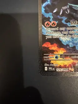2025 Pokemon Phantasmal Flames - 125/094 Mega Charizard X ex SIR FRESH PULL NM - Image 5