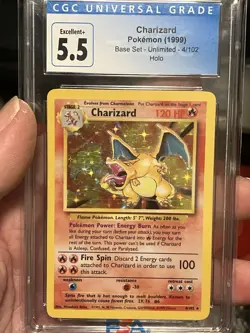 1999 Pokemon Base Set Unlimited "Big Three" Charizard, Blastoise Venusaur CGC - Image 5
