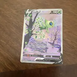 Pokemon TCG Celebi v 245/264 Fusion Strike Alternate Art Rare Holo Near Mint - Image 1