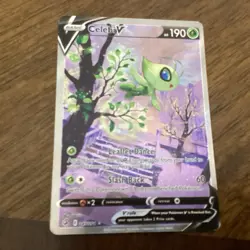 Pokemon TCG Celebi v 245/264 Fusion Strike Alternate Art Rare Holo Near Mint - Image 2