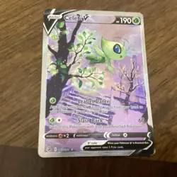 Pokemon TCG Celebi v 245/264 Fusion Strike Alternate Art Rare Holo Near Mint - Image 3