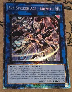 Yugioh Sky Striker Ace - Shizuku RA03-EN043 1st Ed Prismatic Collector's Rare NM - Image 1