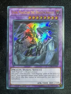 Yu-Gi-Oh Dark Magician the Dragon Knight 1st Edition Nm LEDD-ENA00 - Image 1