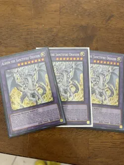 Yugioh Albion The Sanctifire Dragon CYAC-EN035 Secret Rare 1st Edition NM! - Image 4