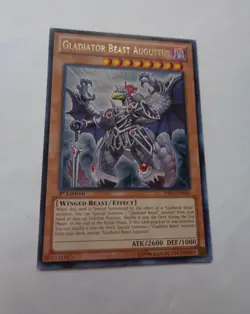 Gladiator Beast Augustus PRIO-EN030 (Rare, 1st Edition, Near Mint / NM) Yugioh - Image 1