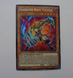 Gladiator Beast Noxious BLLR-EN021 (Secret Rare, 1st Edition, Excellent / VLP) - Image 1