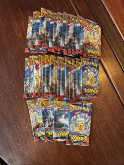 36 x Pokemon Scarlet & Violet Surging Sparks Booster Pack lot Factory Sealed - Image 2